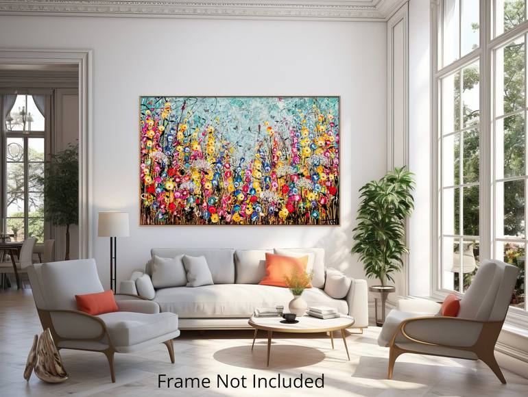 Original Abstract Landscape Painting by Angie Wright