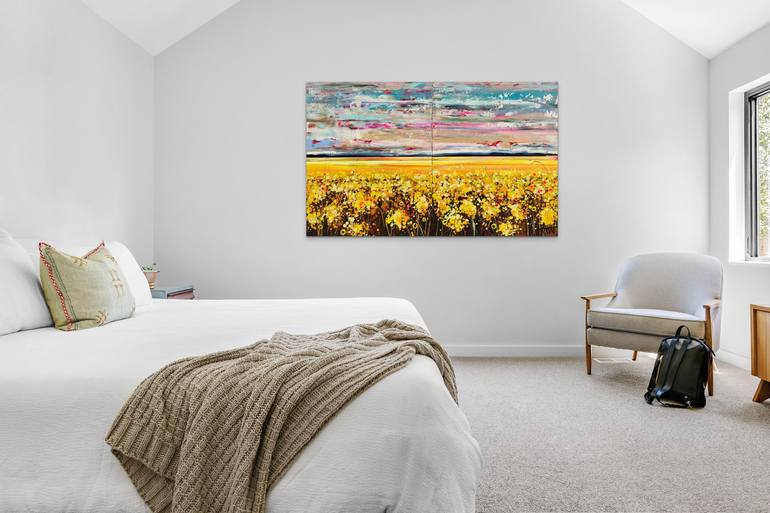 Original Abstract Landscape Painting by Angie Wright