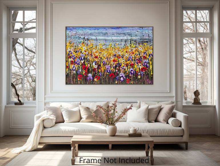 Original Pop Art Landscape Painting by Angie Wright