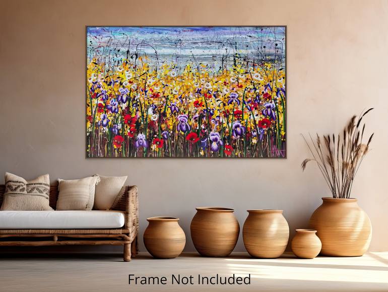 Original Pop Art Landscape Painting by Angie Wright