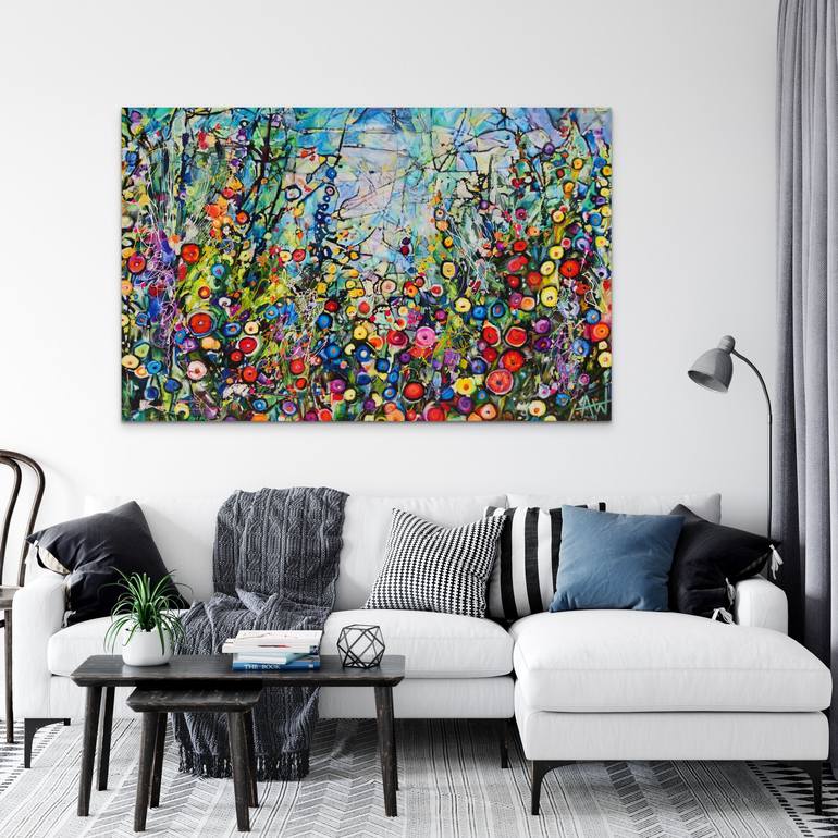 Original Abstract Nature Painting by Angie Wright