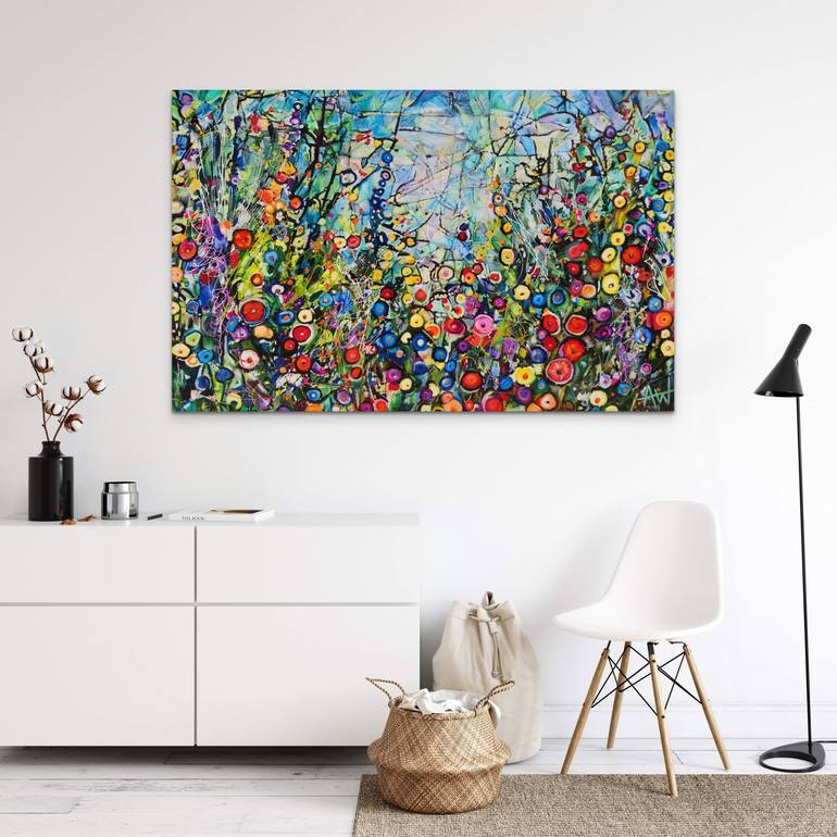 Original Abstract Nature Painting by Angie Wright