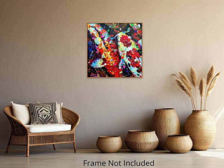 Original Pop Art Nature Painting by Angie Wright