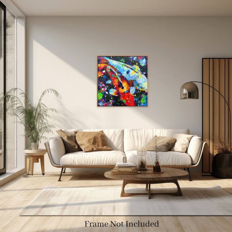 Original Pop Art Abstract Painting by Angie Wright