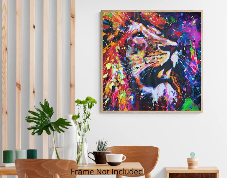 Original Abstract People Painting by Angie Wright