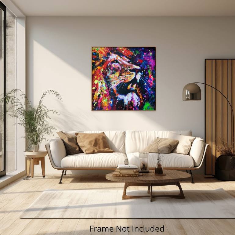 Original Abstract Portrait Painting by Angie Wright