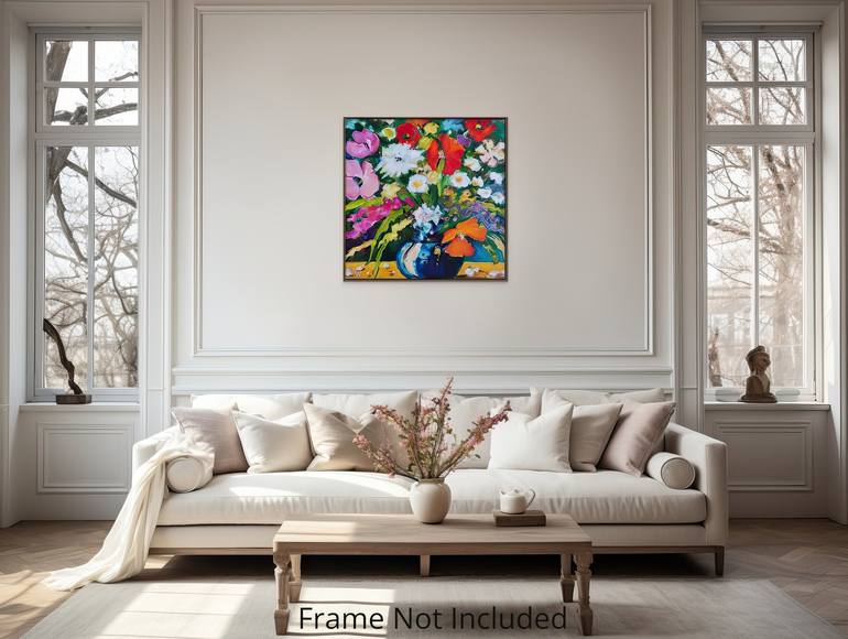 Original Abstract Still Life Painting by Angie Wright