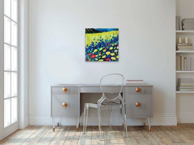 Original Abstract Landscape Painting by Angie Wright