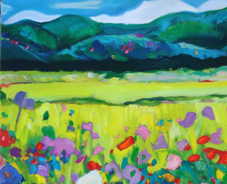 Original Landscape Painting by Angie Wright
