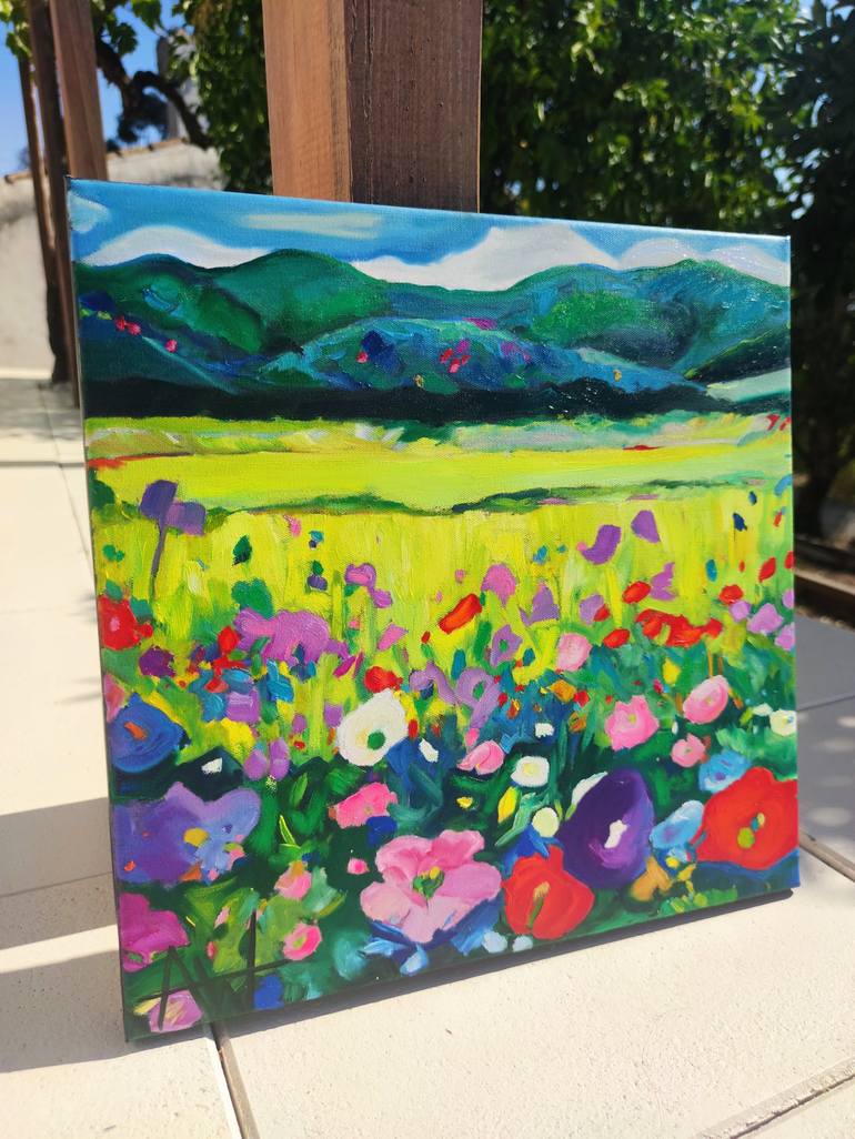 Original Landscape Painting by Angie Wright