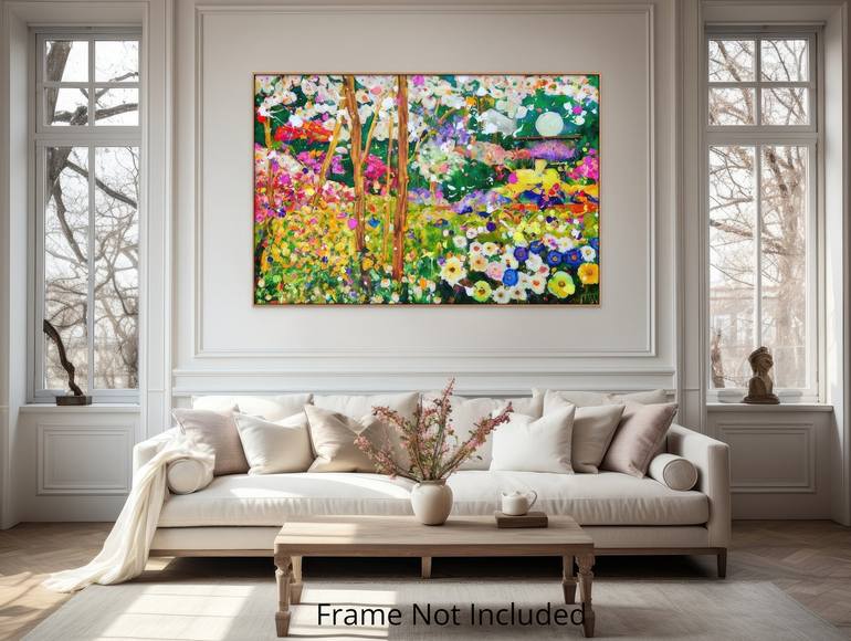 Original Fine Art Abstract Painting by Angie Wright