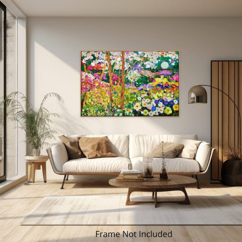 Original Fine Art Abstract Painting by Angie Wright
