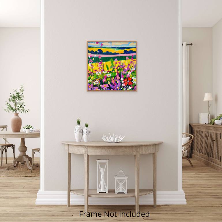 Original Abstract Landscape Painting by Angie Wright