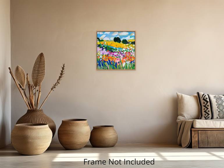 Original Abstract Landscape Painting by Angie Wright