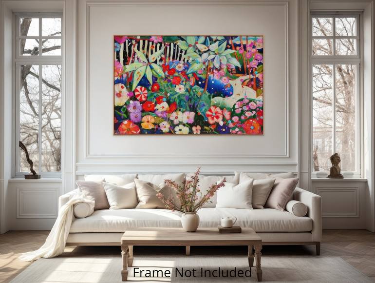 Original Abstract Landscape Painting by Angie Wright