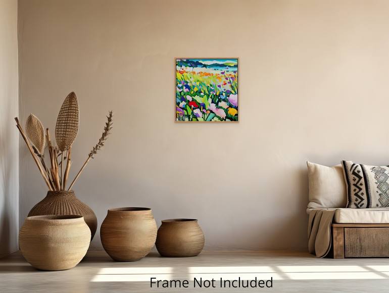 Original Abstract Landscape Painting by Angie Wright