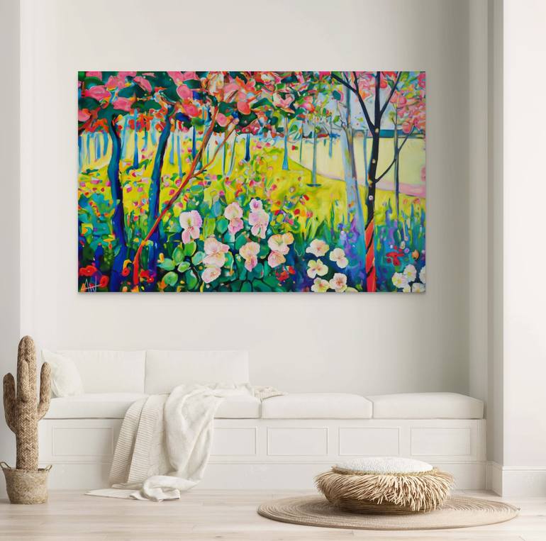 Original Modern Landscape Painting by Angie Wright
