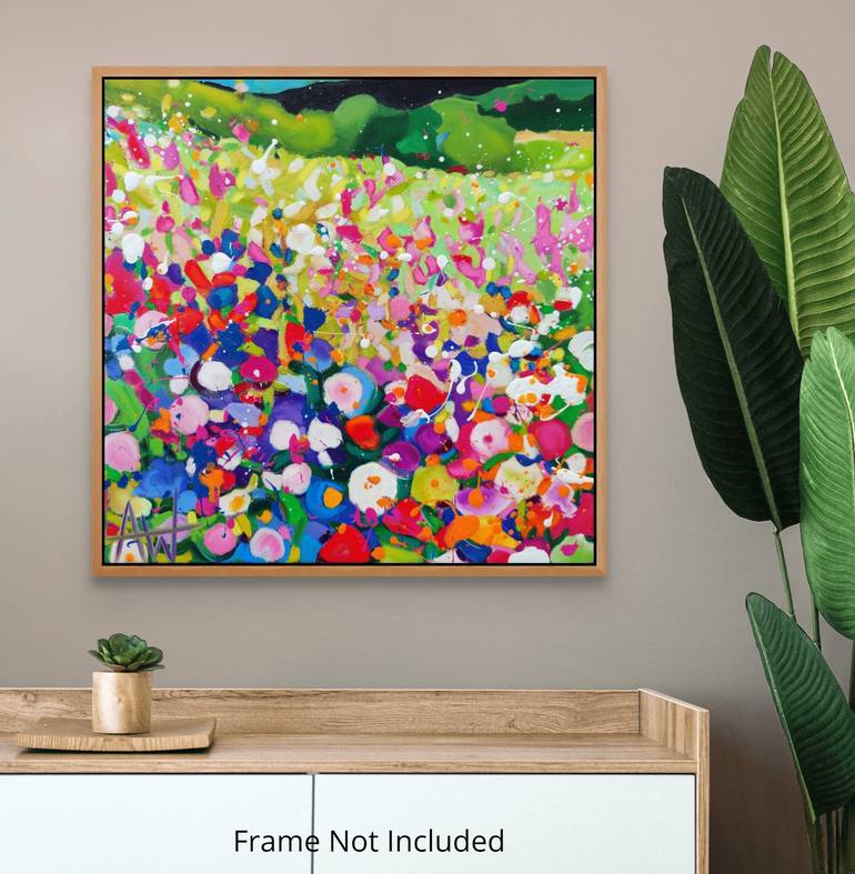 Original Contemporary Abstract Painting by Angie Wright