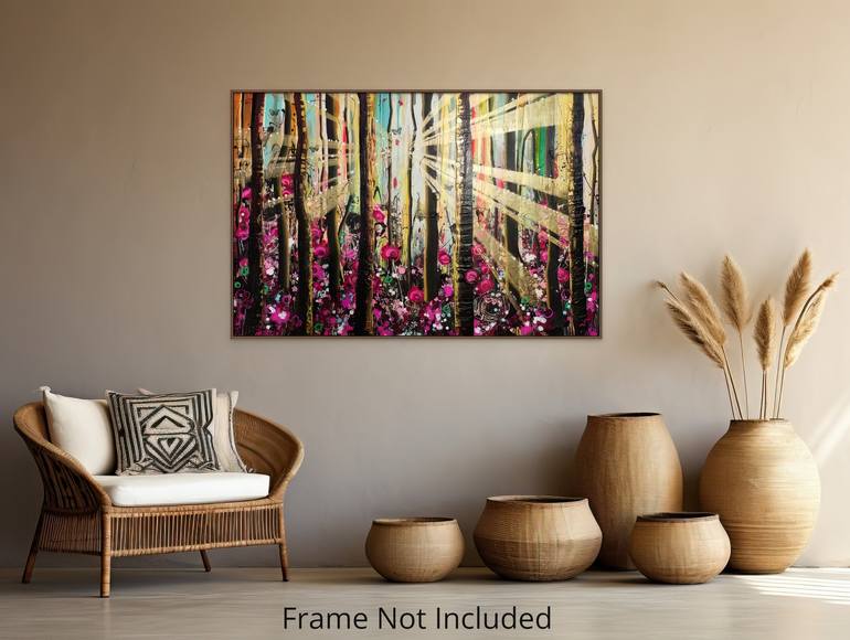 Original Abstract Landscape Painting by Angie Wright