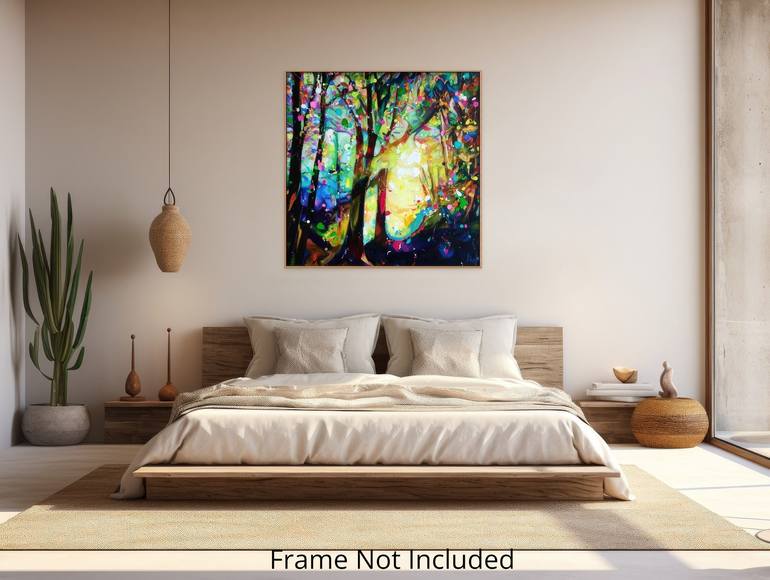 Original Abstract Landscape Painting by Angie Wright