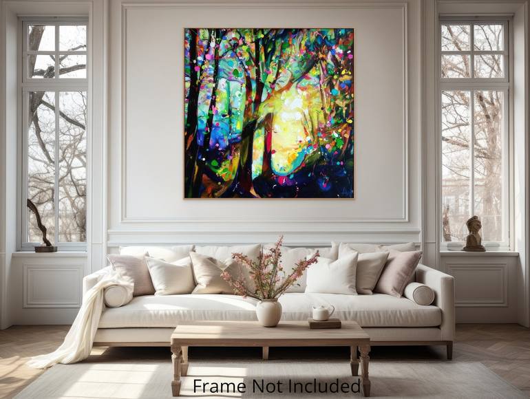 Original Abstract Landscape Painting by Angie Wright