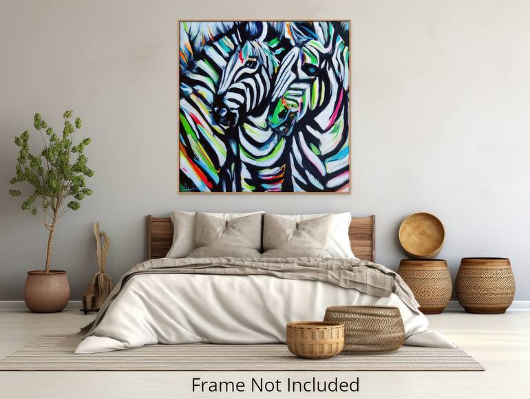 Original Abstract Animal Painting by Angie Wright
