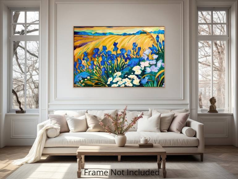 Original Contemporary Floral Painting by Angie Wright