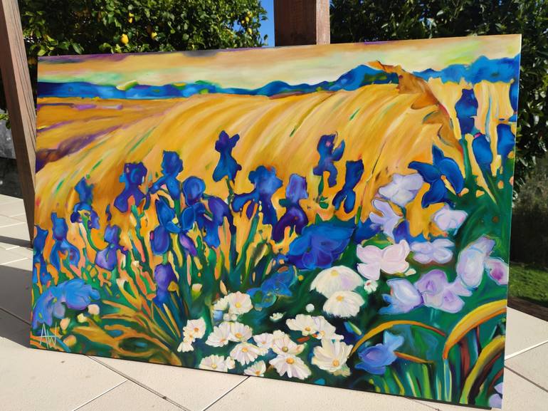 Original Floral Painting by Angie Wright