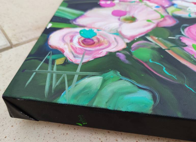 Original Floral Painting by Angie Wright