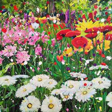 Original Floral Paintings by Angie Wright