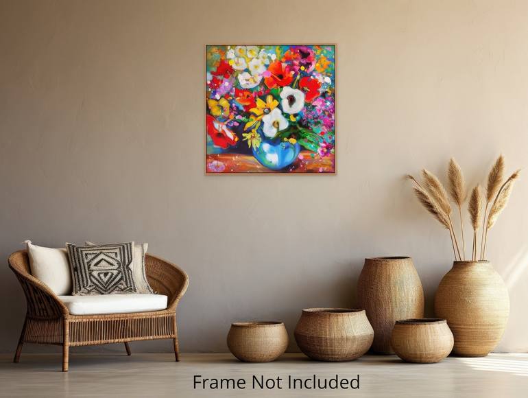 Original Floral Painting by Angie Wright