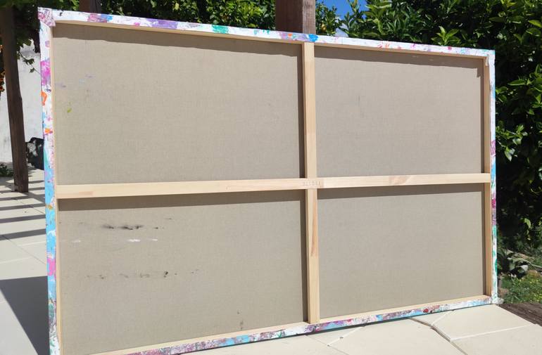 Original Abstract Floral Painting by Angie Wright