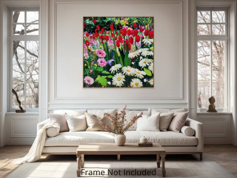 Original Floral Painting by Angie Wright