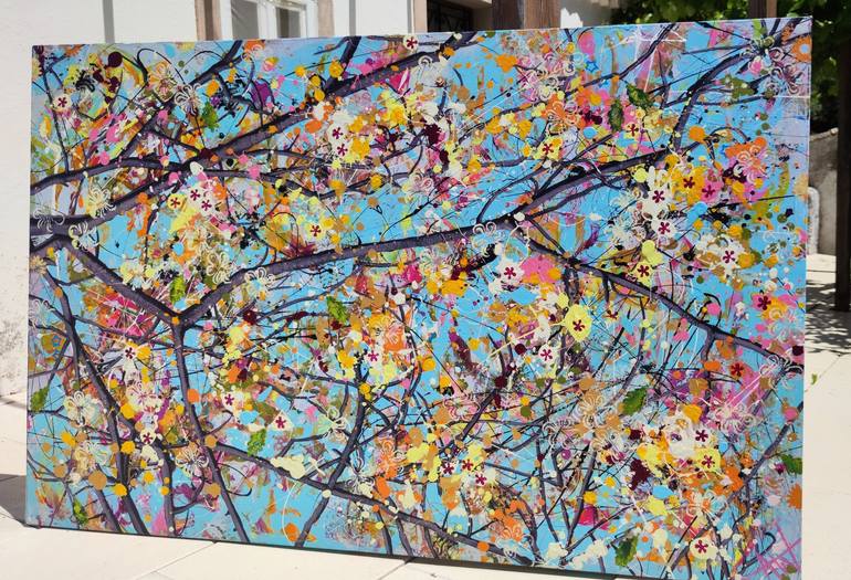 Original Abstract Nature Painting by Angie Wright