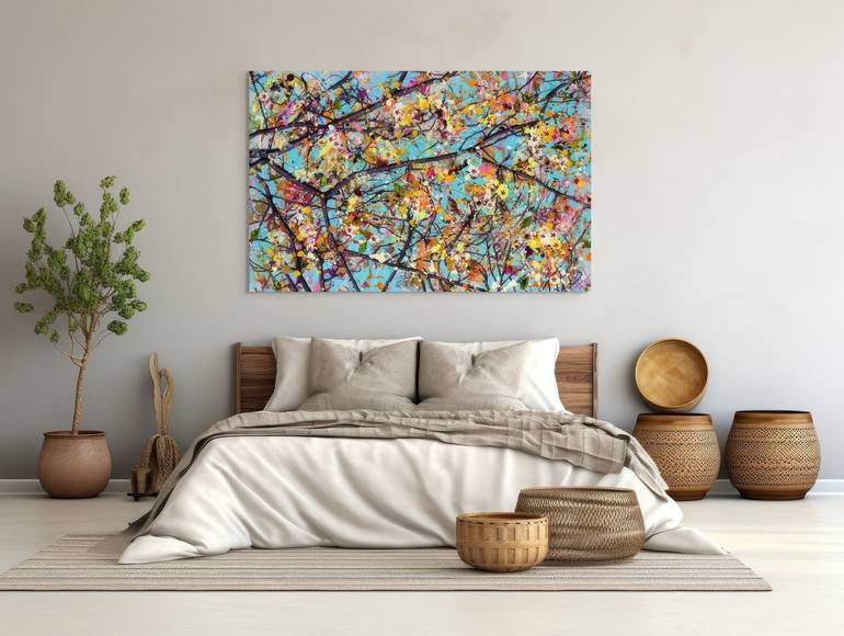 Original Abstract Nature Painting by Angie Wright