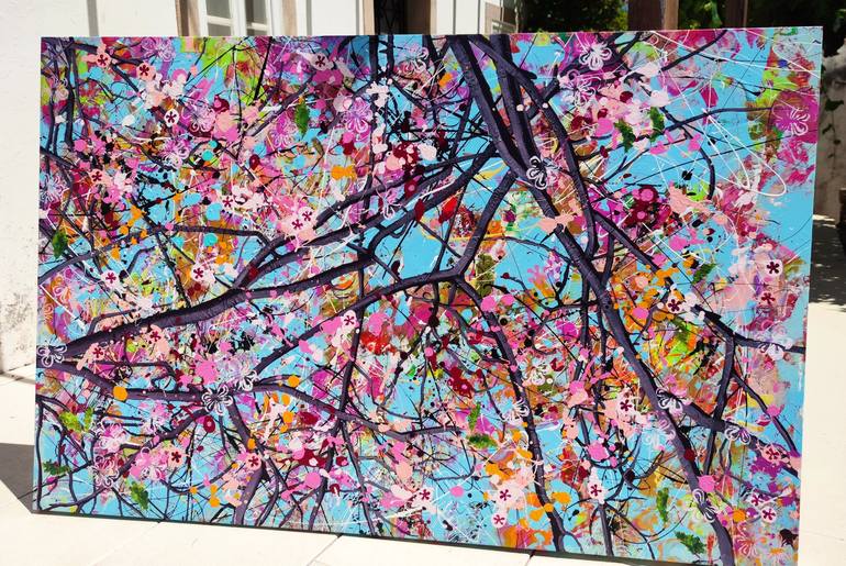 Original Abstract Nature Painting by Angie Wright