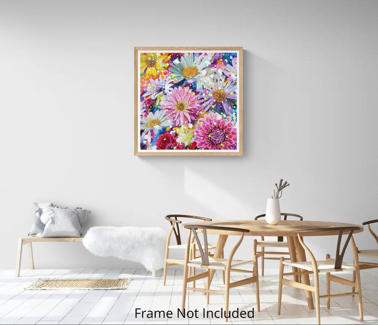 Original Expressionism Floral Painting by Angie Wright
