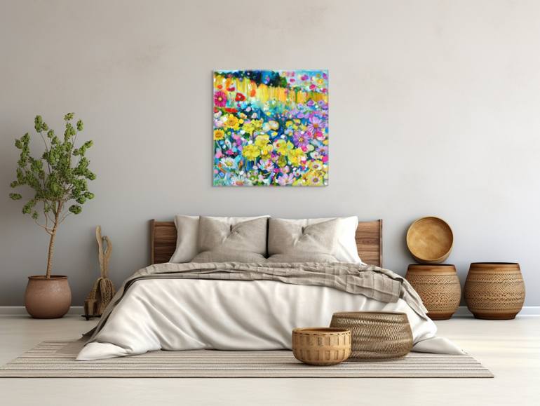 Original Abstract Landscape Painting by Angie Wright