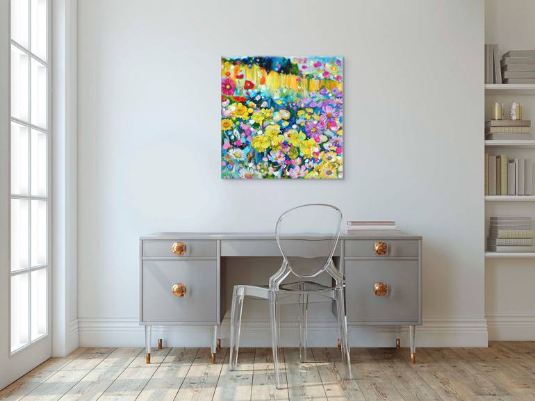 Original Abstract Landscape Painting by Angie Wright