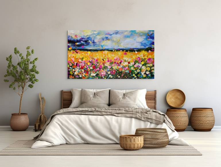 Original Impressionism Landscape Painting by Angie Wright