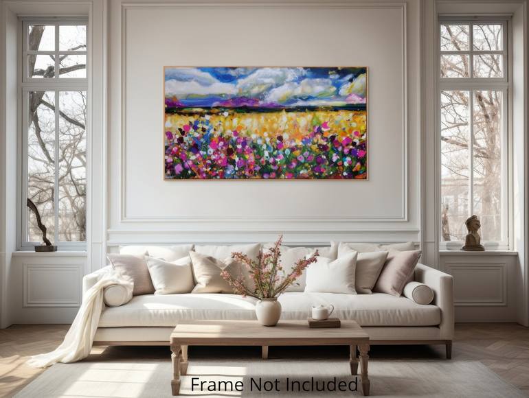 Original Abstract Landscape Painting by Angie Wright