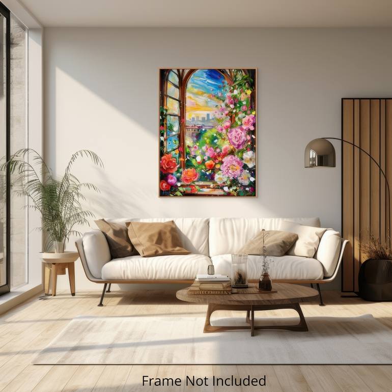 Original Impressionism Landscape Painting by Angie Wright