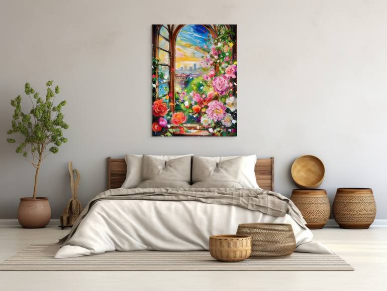 Original Impressionism Landscape Painting by Angie Wright