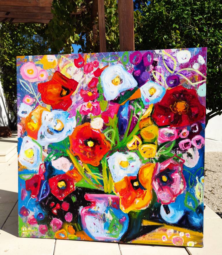 Original Expressionism Abstract Painting by Angie Wright