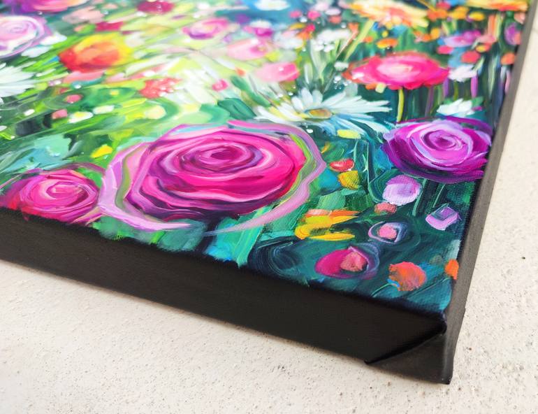 Original Abstract Landscape Painting by Angie Wright