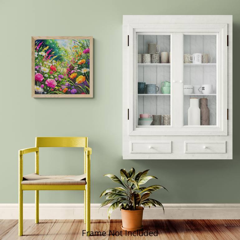 Original Abstract Landscape Painting by Angie Wright