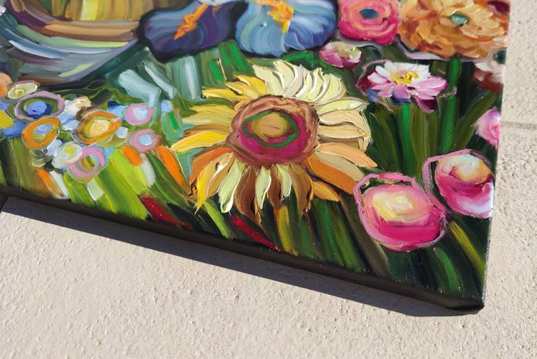 Original Impressionism Landscape Painting by Angie Wright