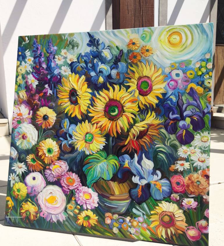 Original Impressionism Landscape Painting by Angie Wright