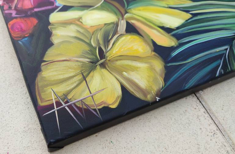 Original Realism Floral Painting by Angie Wright