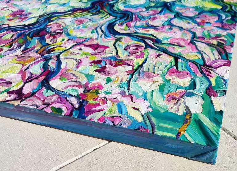 Original Impressionism Landscape Painting by Angie Wright